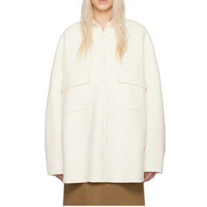 The Frankie Shop Oversized Off White Dallas Shirt Size S