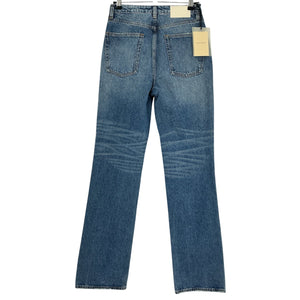 Grlfrnd High Rise Blue Melanie Boot Cut Denim Jeans Size 26