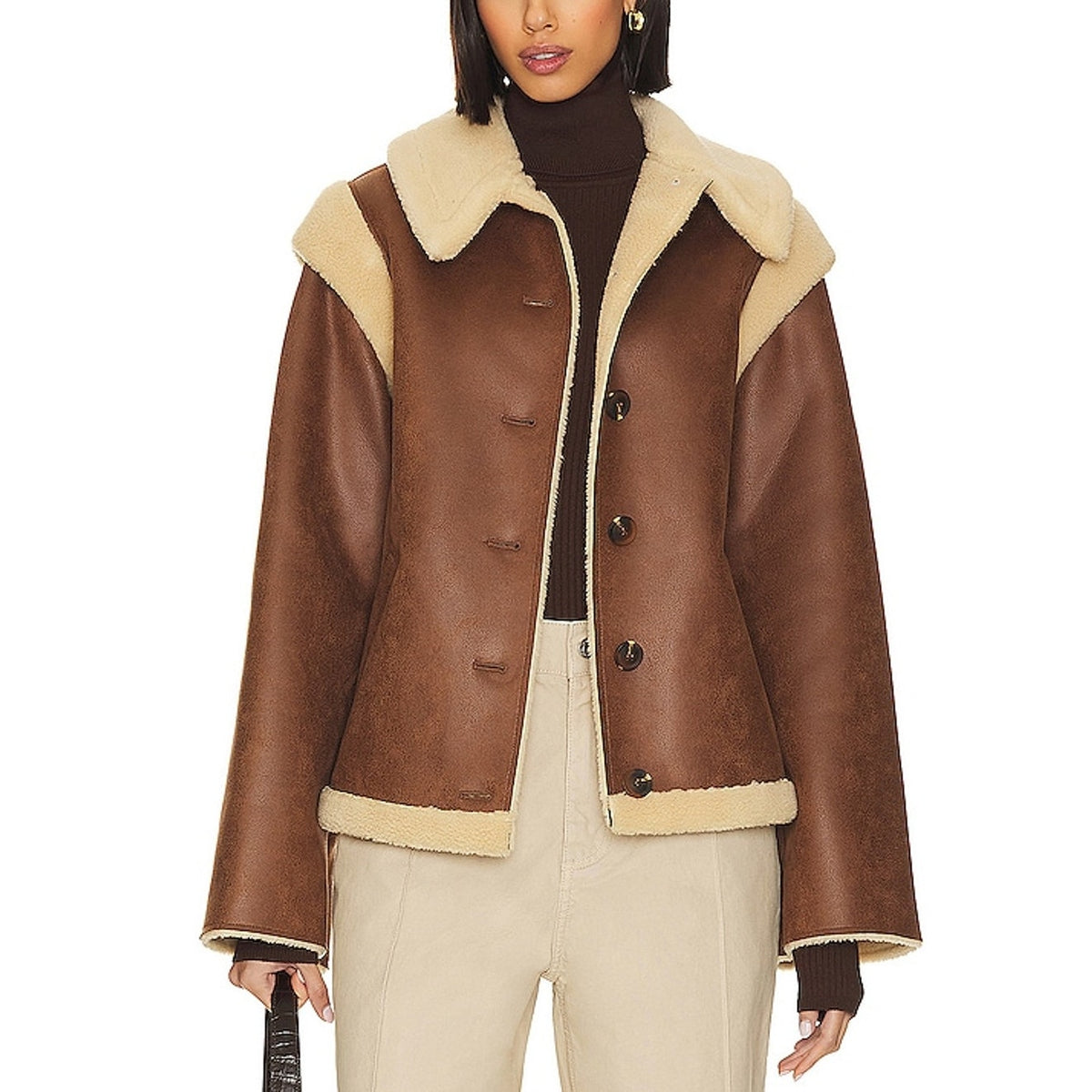 Lpa Convertible Burnished Brown Bona Jacket Size S