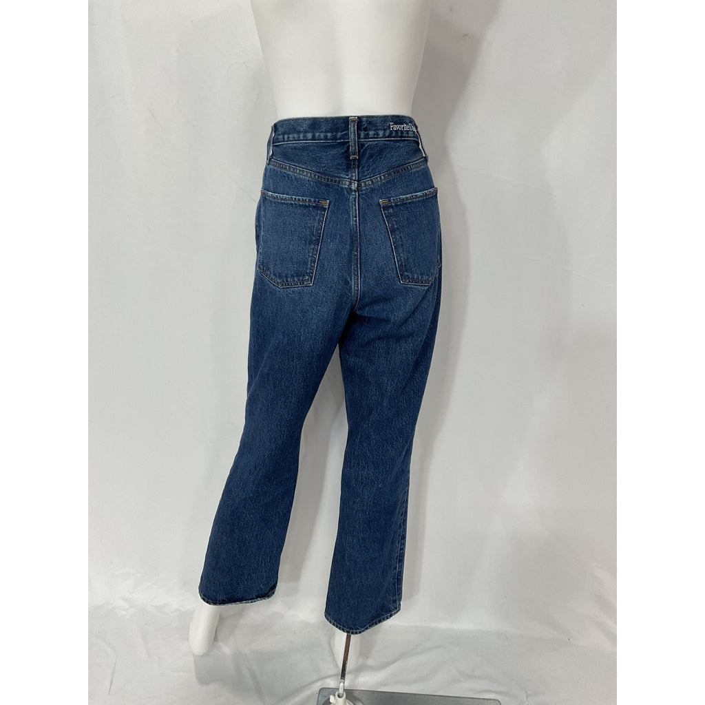 Favorite Daughter 'The Otto' Blue High Rise Boyfriend Ankle Denim Jean Size 28