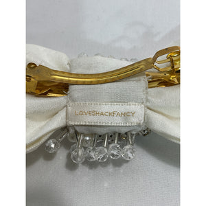 Loveshackfancy 'Luddington' White Crystal Barrette Size OS