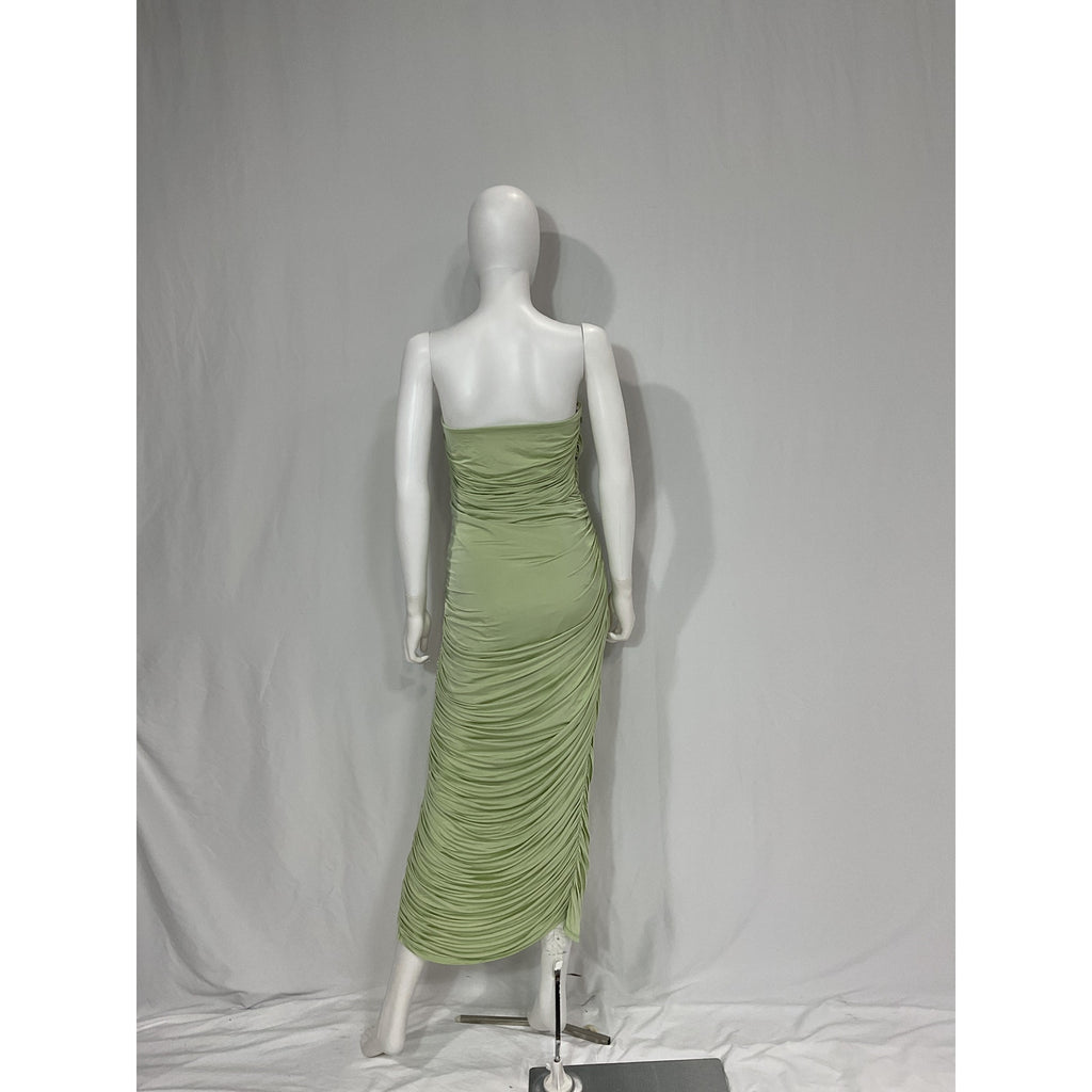Michael Costello 'Elyse' Green Midi Dress Size L