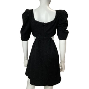 Majorelle Textured Black Tillie Mini Dress Size S