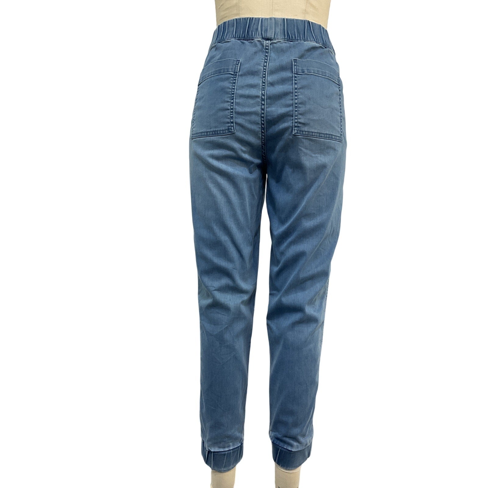 Hatch 'The Easy' Blue Lyocell Denim Jogger Size 2