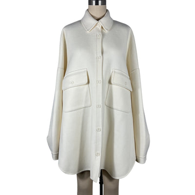 The Frankie Shop Oversized Off White Dallas Shirt Size S