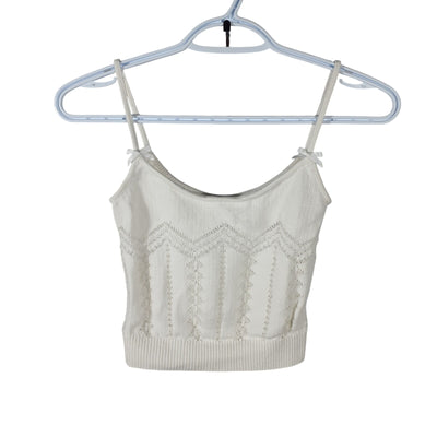 Helsa Knit Ivory Adam Tank Size XXS Top Camisole