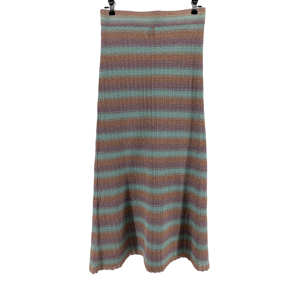 Misa Los Angeles 'Luca' Blue Polyester Skirt Size S