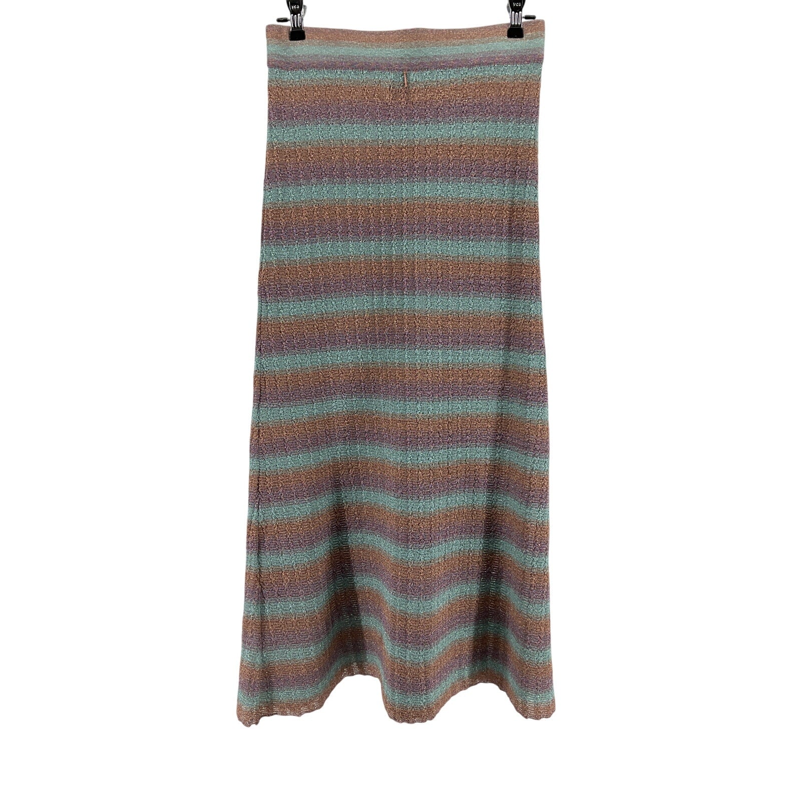 Misa Los Angeles 'Luca' Blue Polyester Skirt Size S