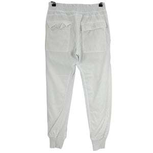 James Perse Relaxed White Mixed Media Jogger Pants Size 1