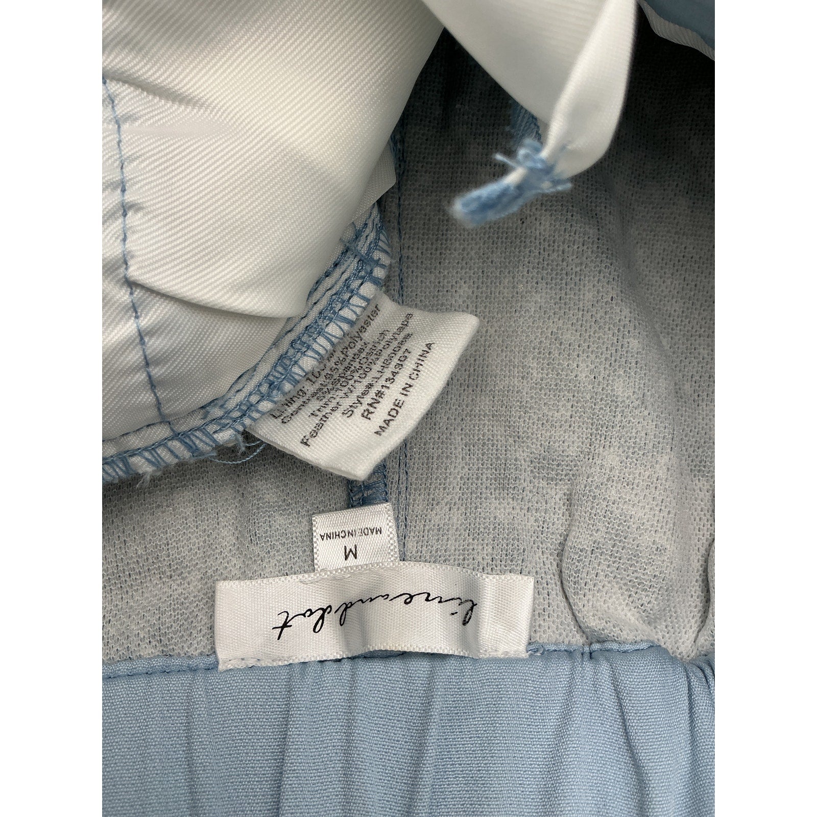 Line & Dot 'Skylar' Blue Cotton Shorts Size M