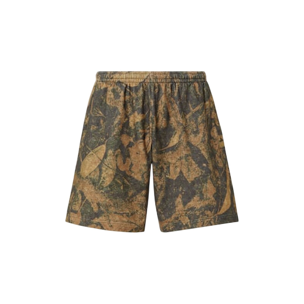 Acne Studios 'Camouflage' Green Cotton Fleece Shorts Size XS