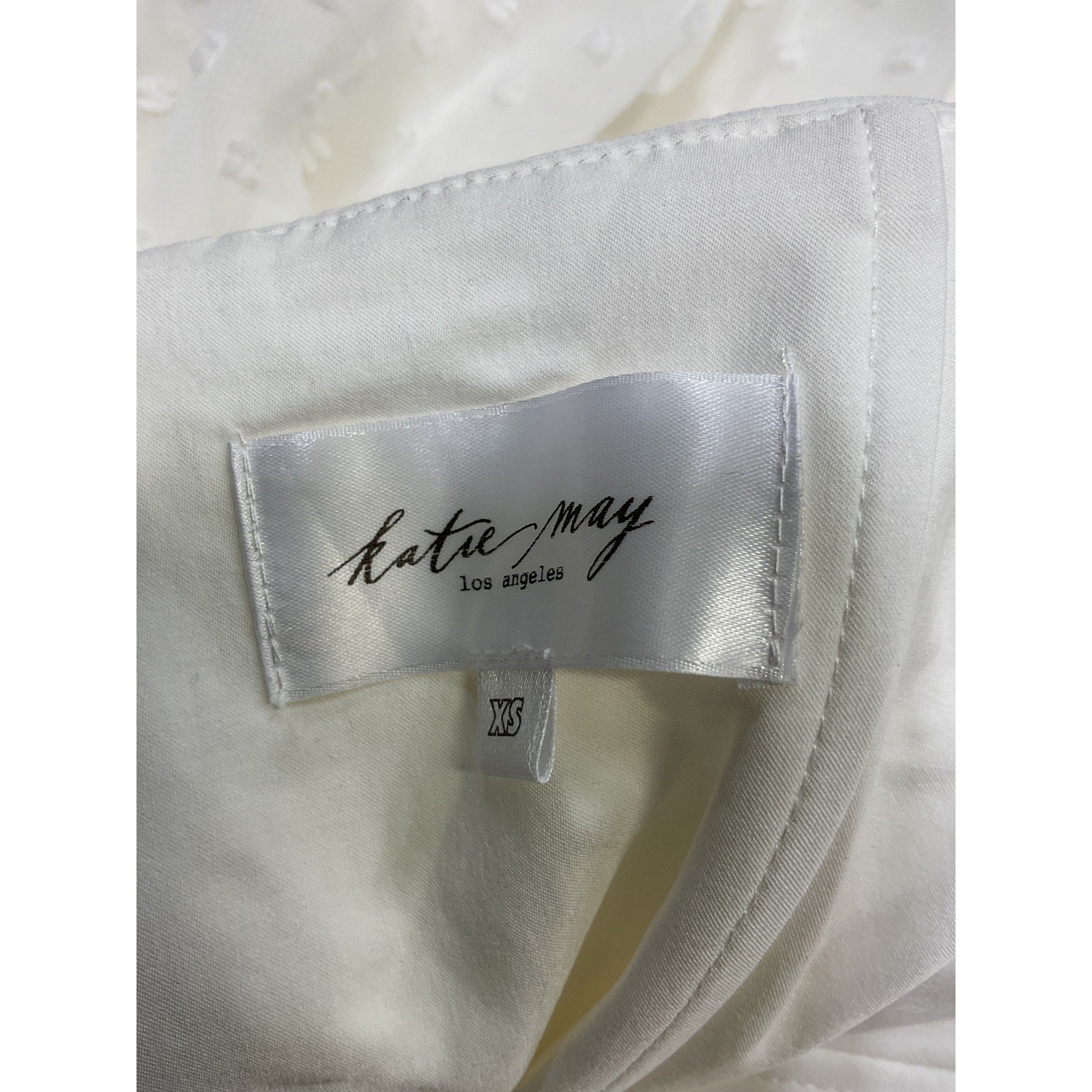 Katie May 'Eden Rock' White Crepe Mini Dress Size XS