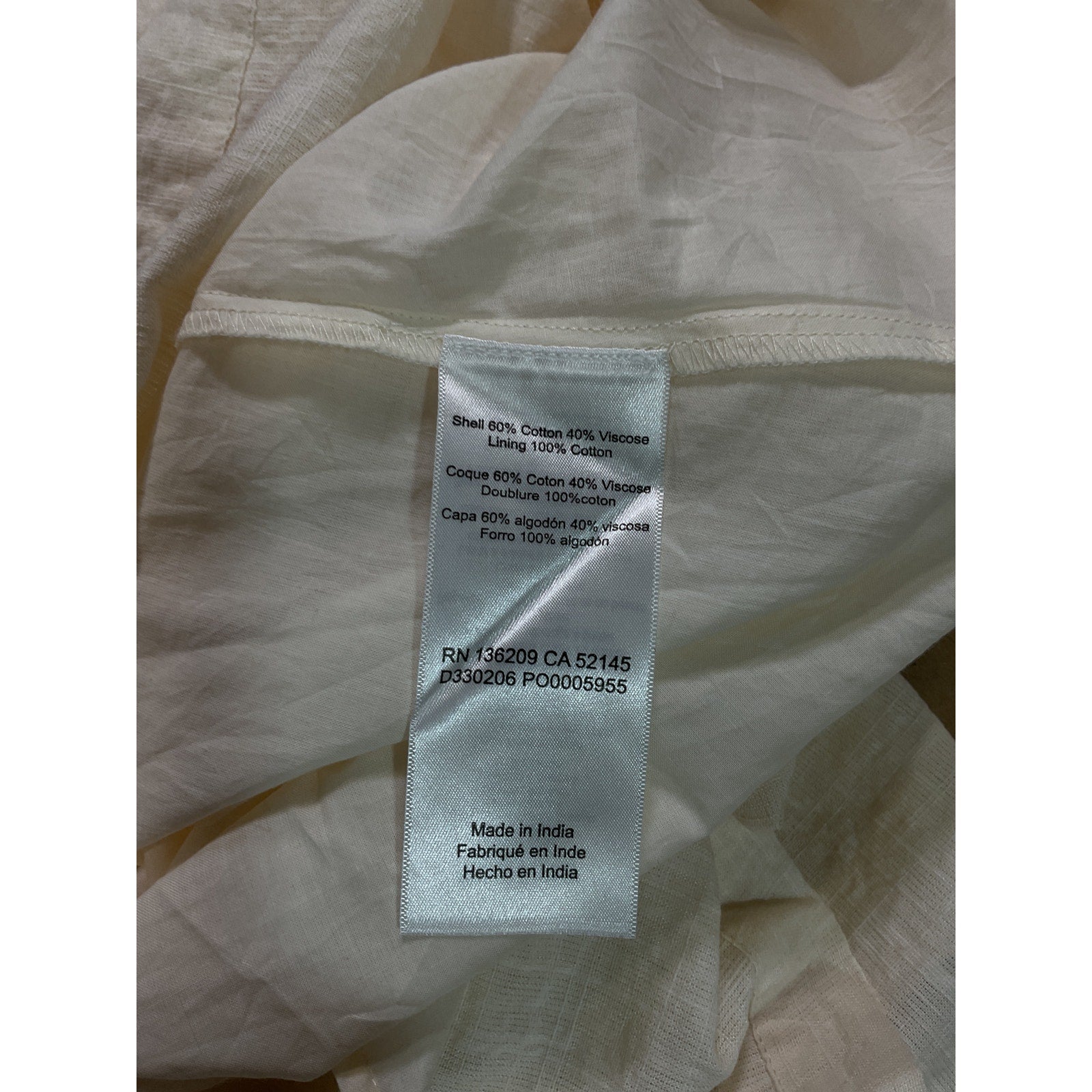 Hatch 'The Lola' White Maternity Mini Dress Size 1
