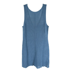 Tularosa Crochet Blue Cyrus Dress Size L