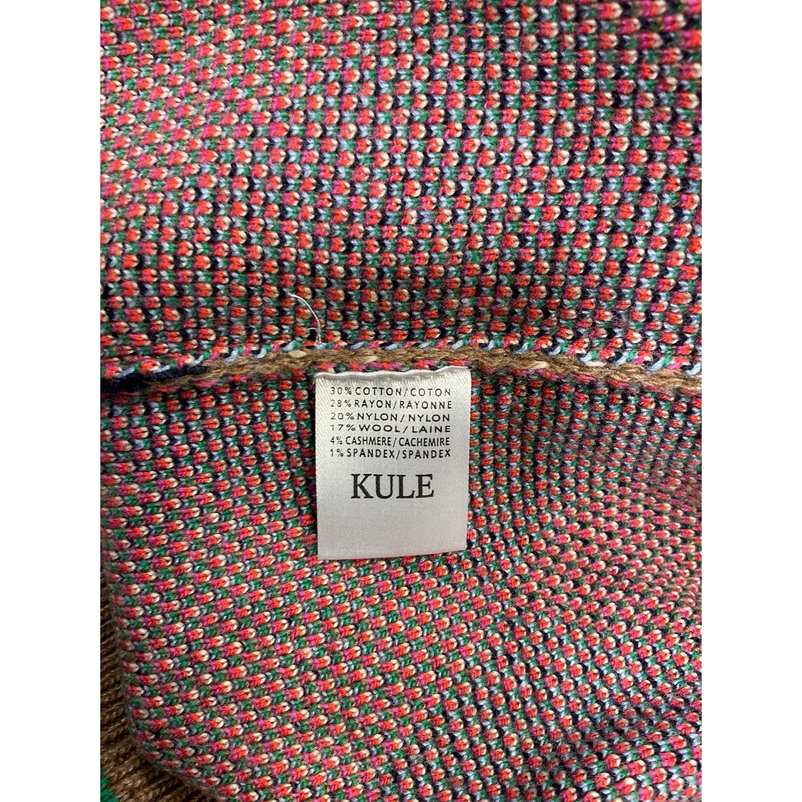 Kule 'The Heidi' Brown Crewnec Long Sleeve Sweater Size XS