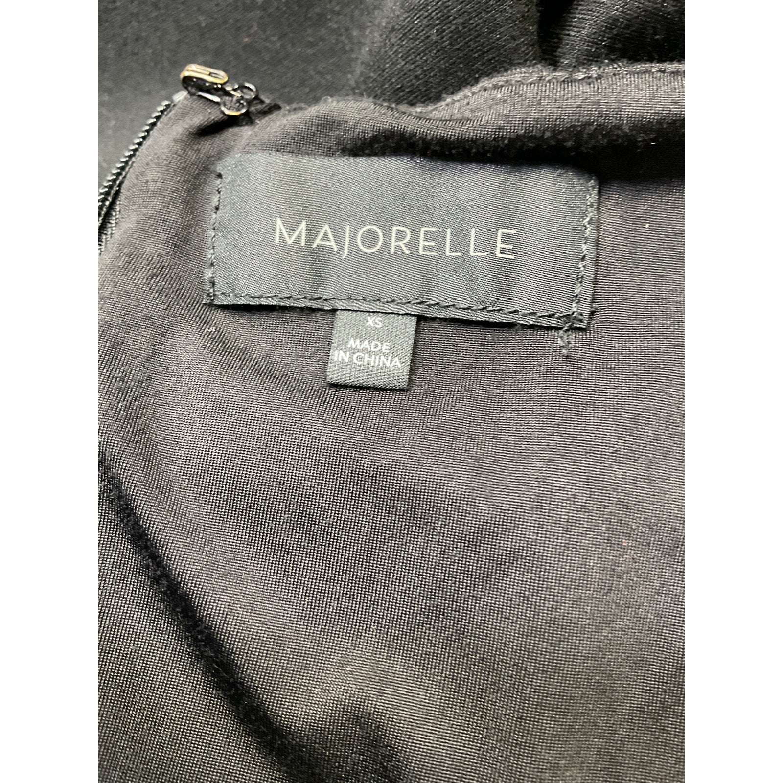 Majorelle 'Fleur' Black Mini Dress Size XS