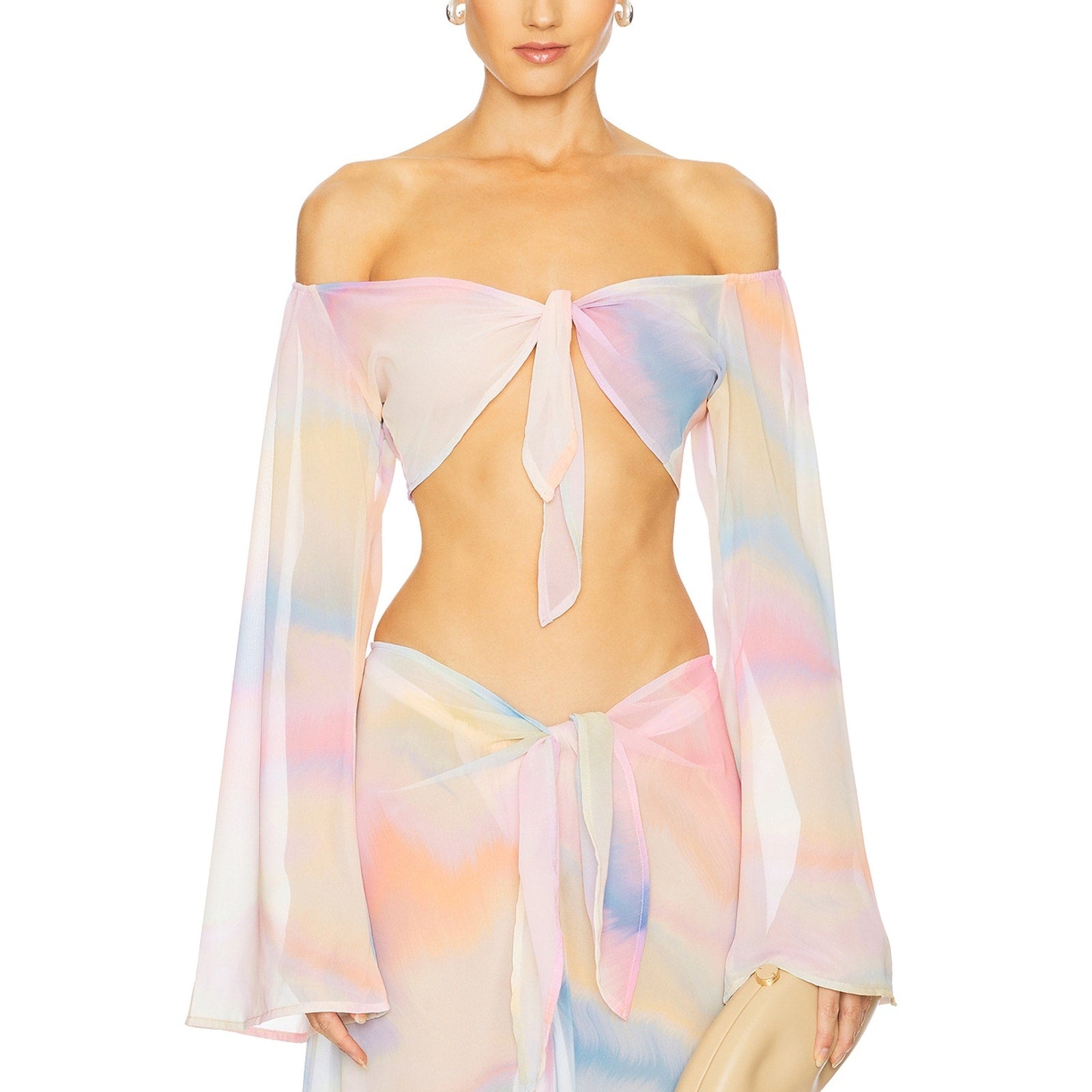 Bananhot 'Grace' Pink Polyester Top Size S