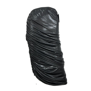 Norma Kamali Ruched Black Diana Skirt Size S