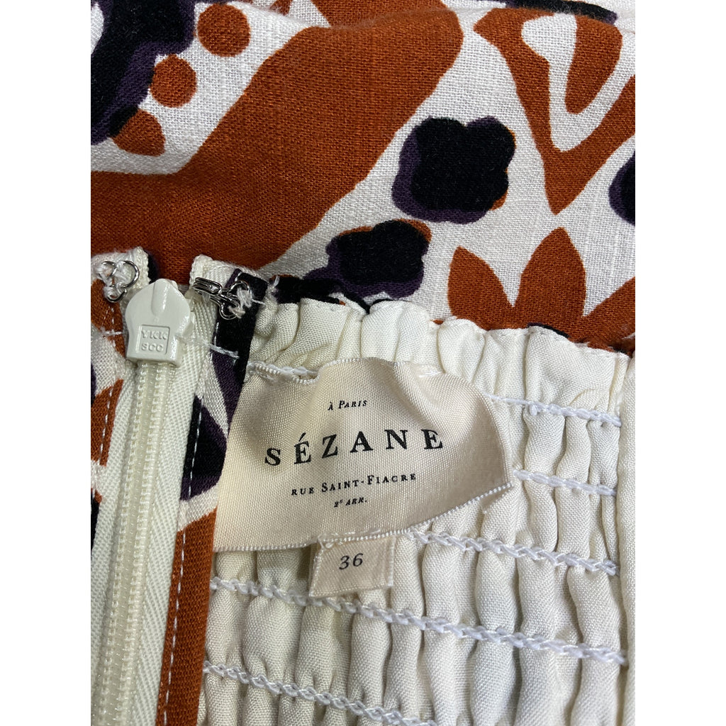 S�zane 'Jarred' Brown Cotton Dress Size 36