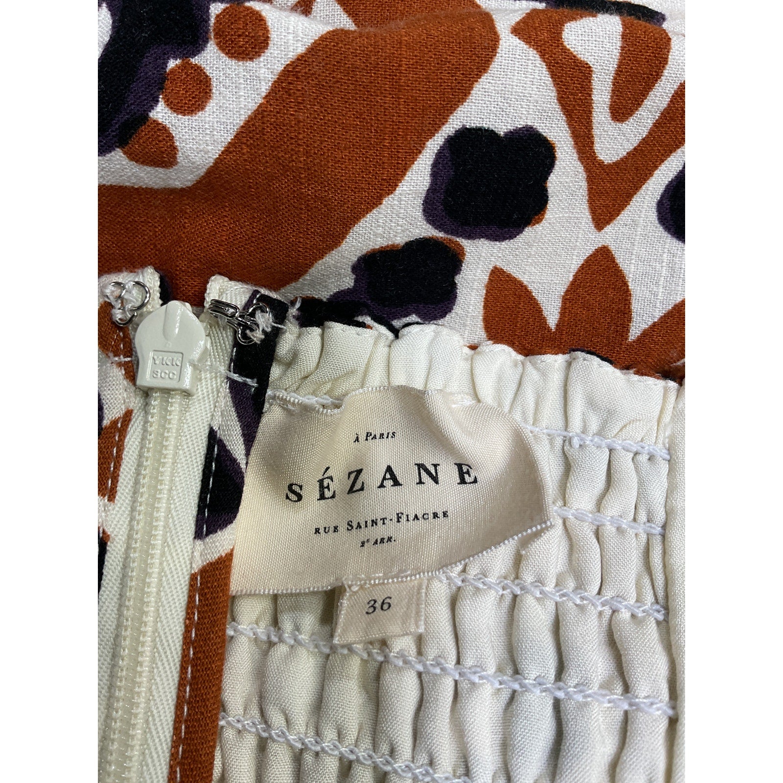 S�zane 'Jarred' Brown Cotton Dress Size 36