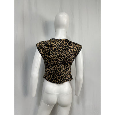 Reformation 'Cherry' Black Silk Top Size 0