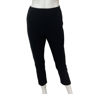 Veronica Beard Sleek Black Scuba Leggings Size 12