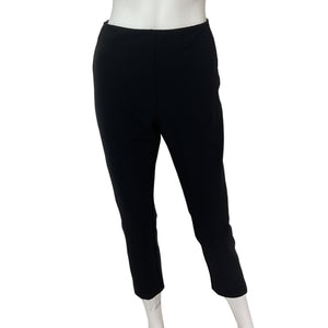 Veronica Beard Sleek Black Scuba Leggings Size 12