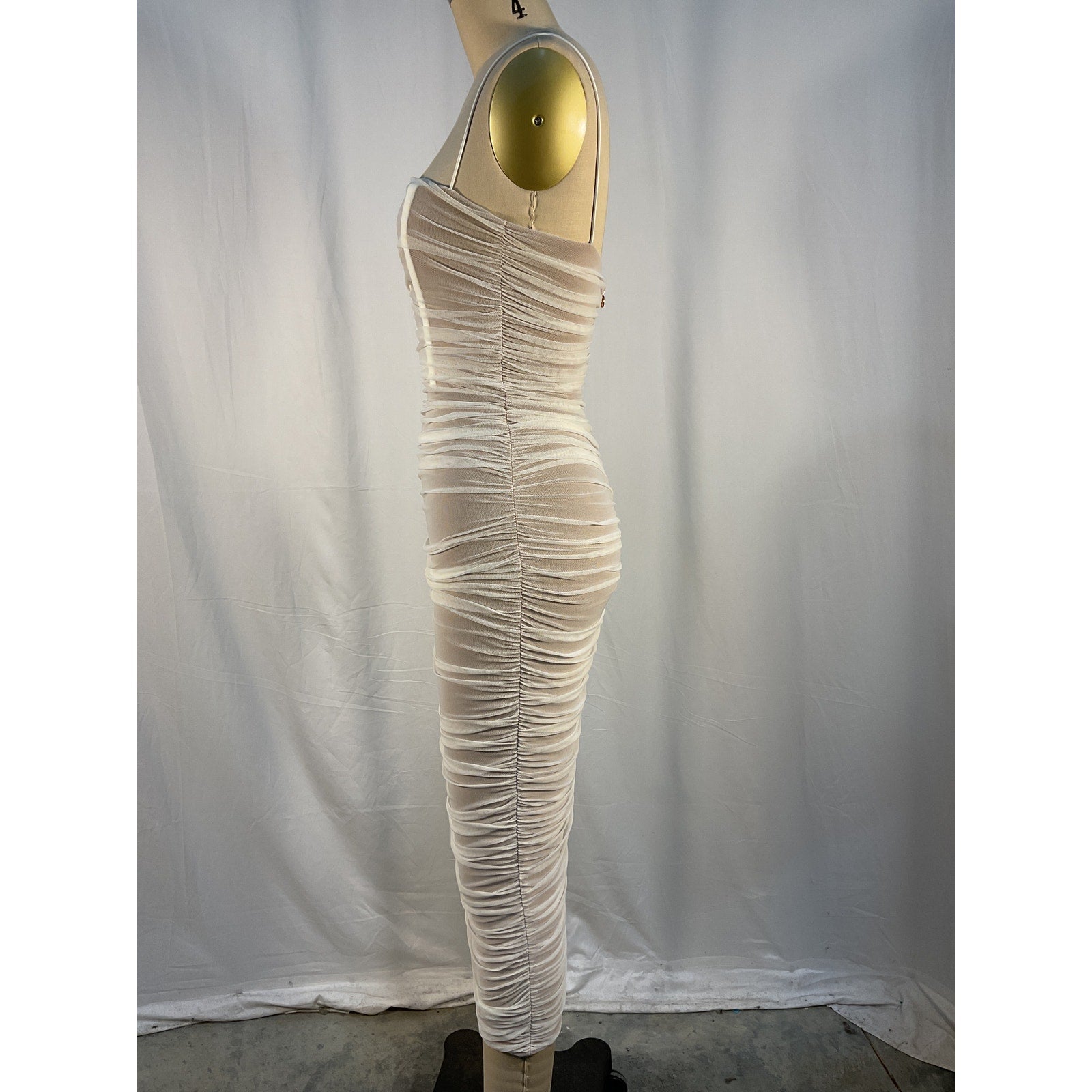 Nookie 'Mecca' White Midi Dress Size S