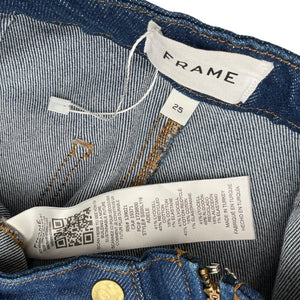 Frame Classic Blue Sailor Snap Denim Jeans Size 25