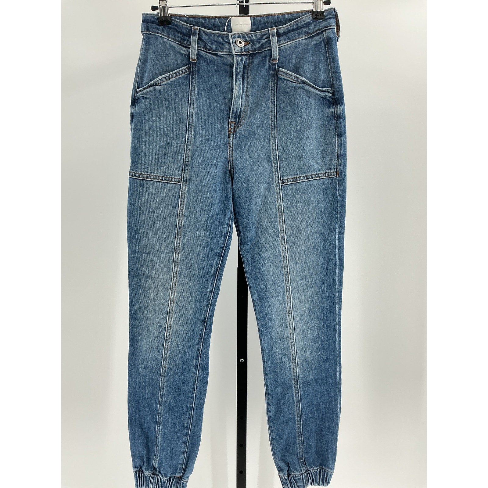 Jonathan Simkhai 'Wiley' Blue Cotton Denim Loose Jogger Jean Size 26
