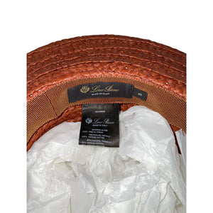 Loro Piana Braided Tan Ofelia Sun Hat Size S