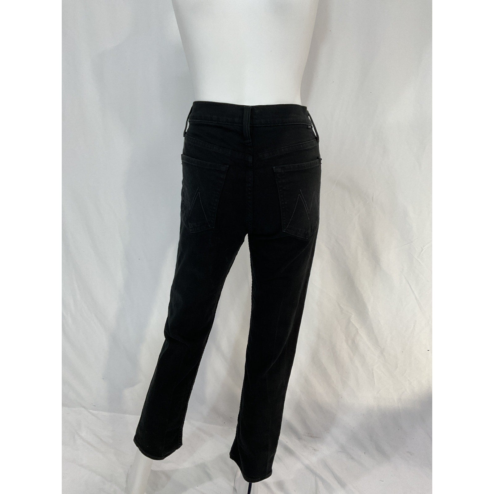 Mother 'The Tomcat' Ankle Black Denim Jeans Size 28