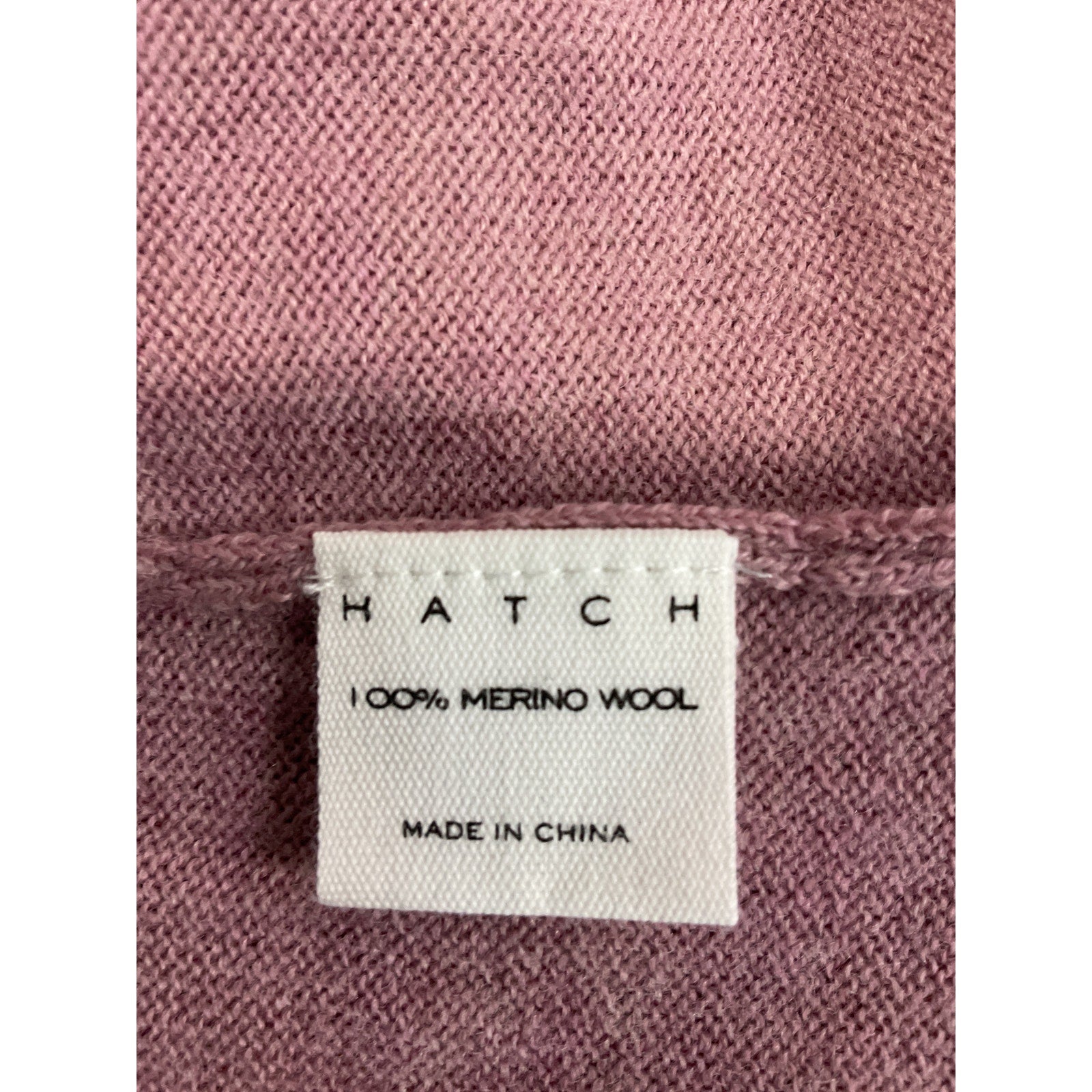 Hatch 'The Merino' Pink Longsleeve Tee Size 0