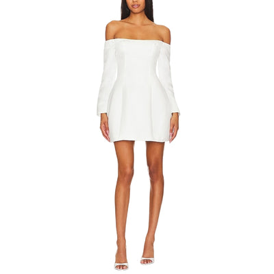 Elliatt Chic Ivory Vida Mini Dress Size S
