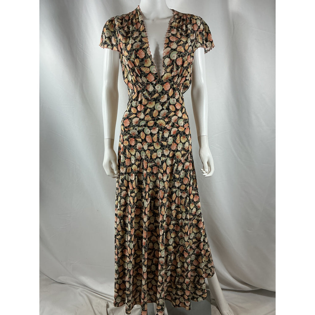 D�en 'Adra' Black Silk Dress Size M
