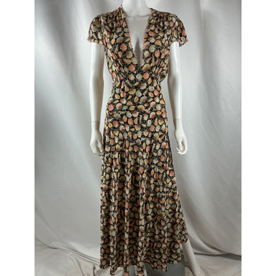 Dôen 'Adra' Black Silk Dress Size M