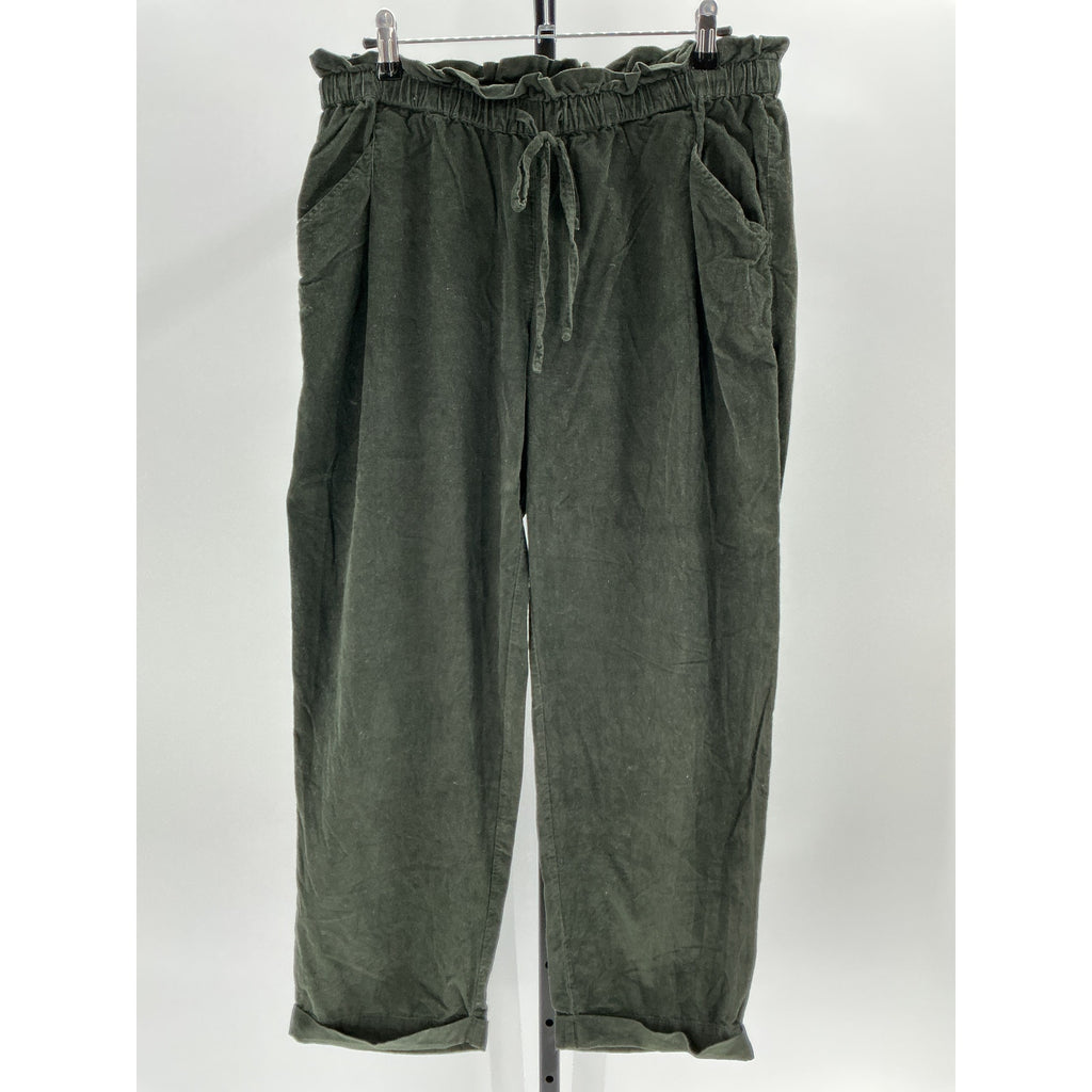 Hatch 'The Jude' Black Cotton Cord Pant Size 2