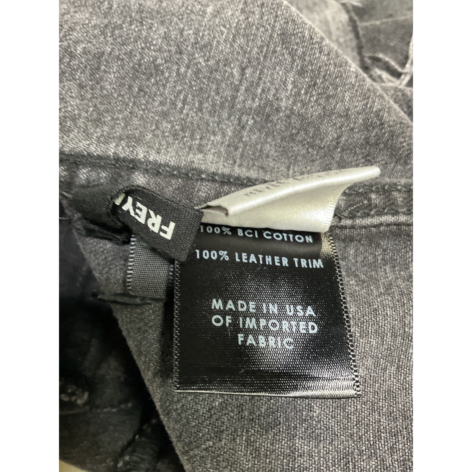 Grlfrnd 'Freya' Black Cotton Denim Jacket Size L