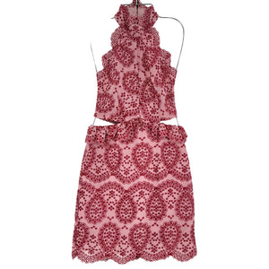 Elliatt Embroidered Pink Ulani Dress Size XS