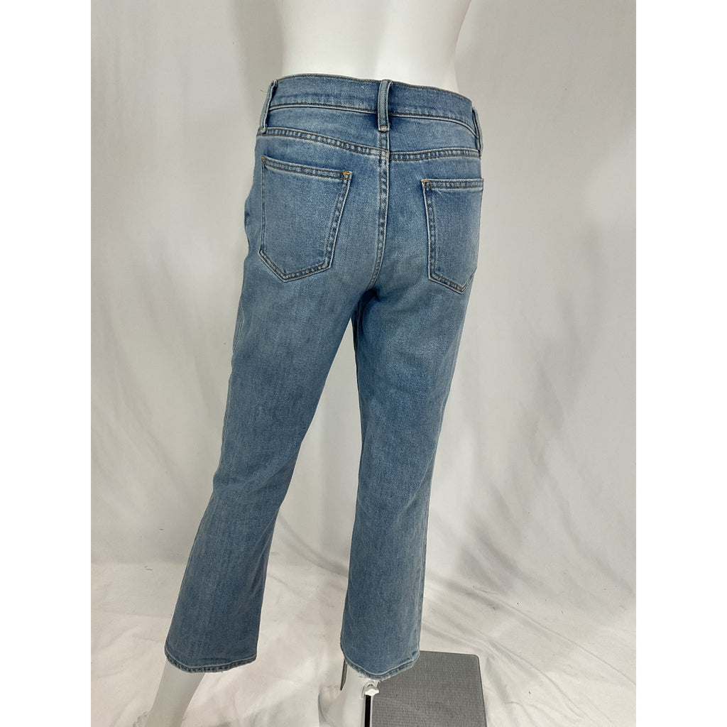 Hatch 'The Crop' Blue Maternity Denim Jean Size 26