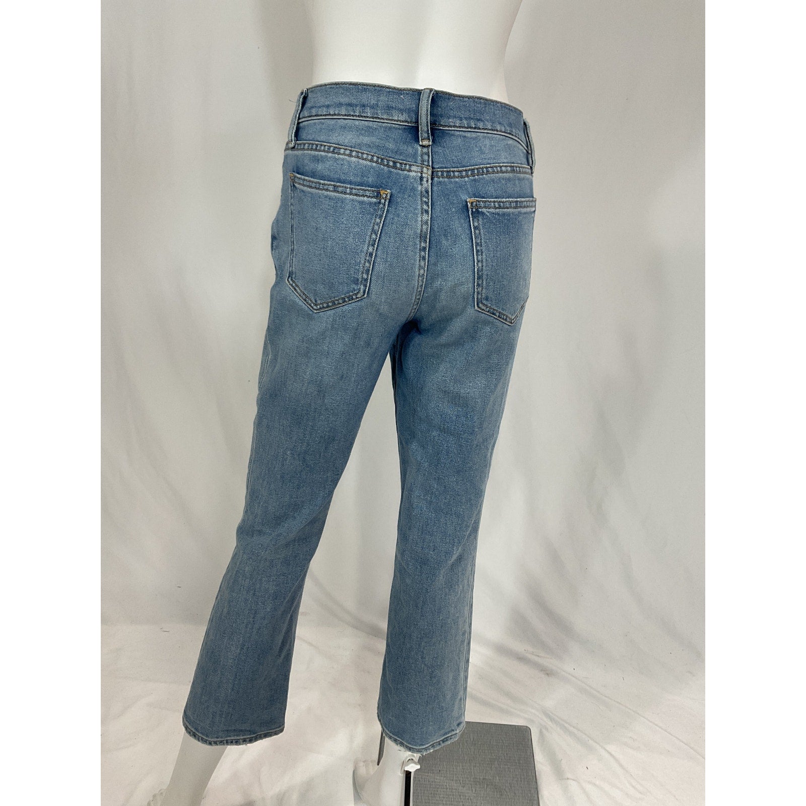 Hatch 'The Crop' Blue Maternity Denim Jean Size 26