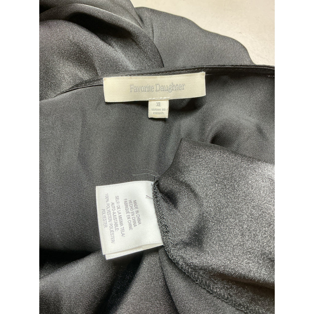 Favorite Daughter 'The Date' Black Polyester Blouse Size XL