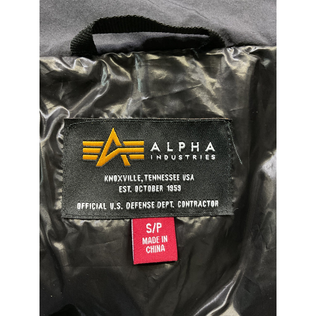 Alpha Industries 'Sierra' Black Vest Size S