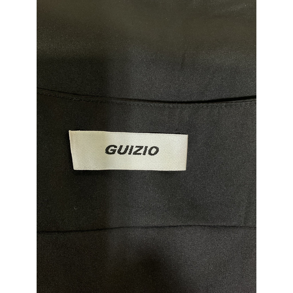 Guizio Long Sleeve Black Open Top Size M