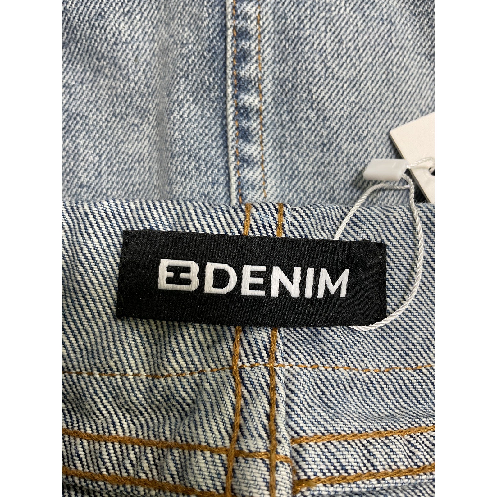 Eb Denim 'Madison' Blue Cotton Mini Skirt Size 32 - NWT