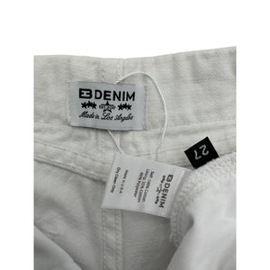 Eb Denim Wide Leg White Madison Denim Jeans Size 27