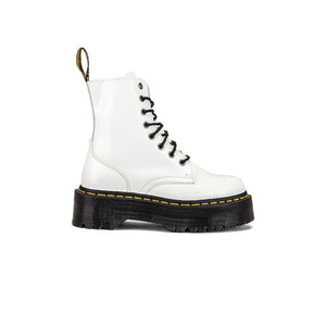 Dr. Martens 'Jadon' White Leather Boot Size Womens 6
