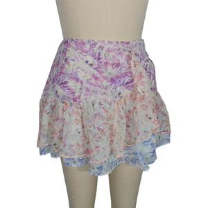 Loveshackfancy Ruffled Sweet Kisses Rhodes Skirt Size 4