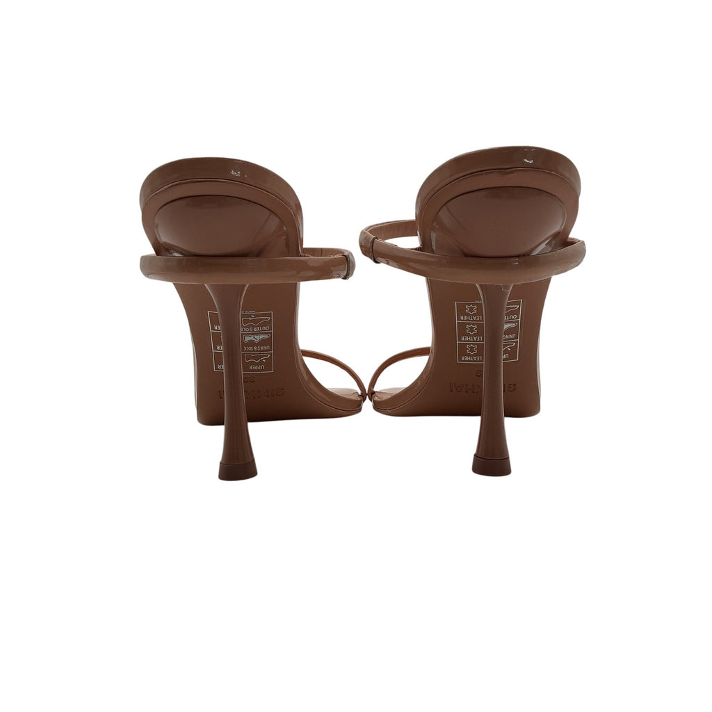 Simkhai 'Siren' Pink Patent Leather Sandals Size 9