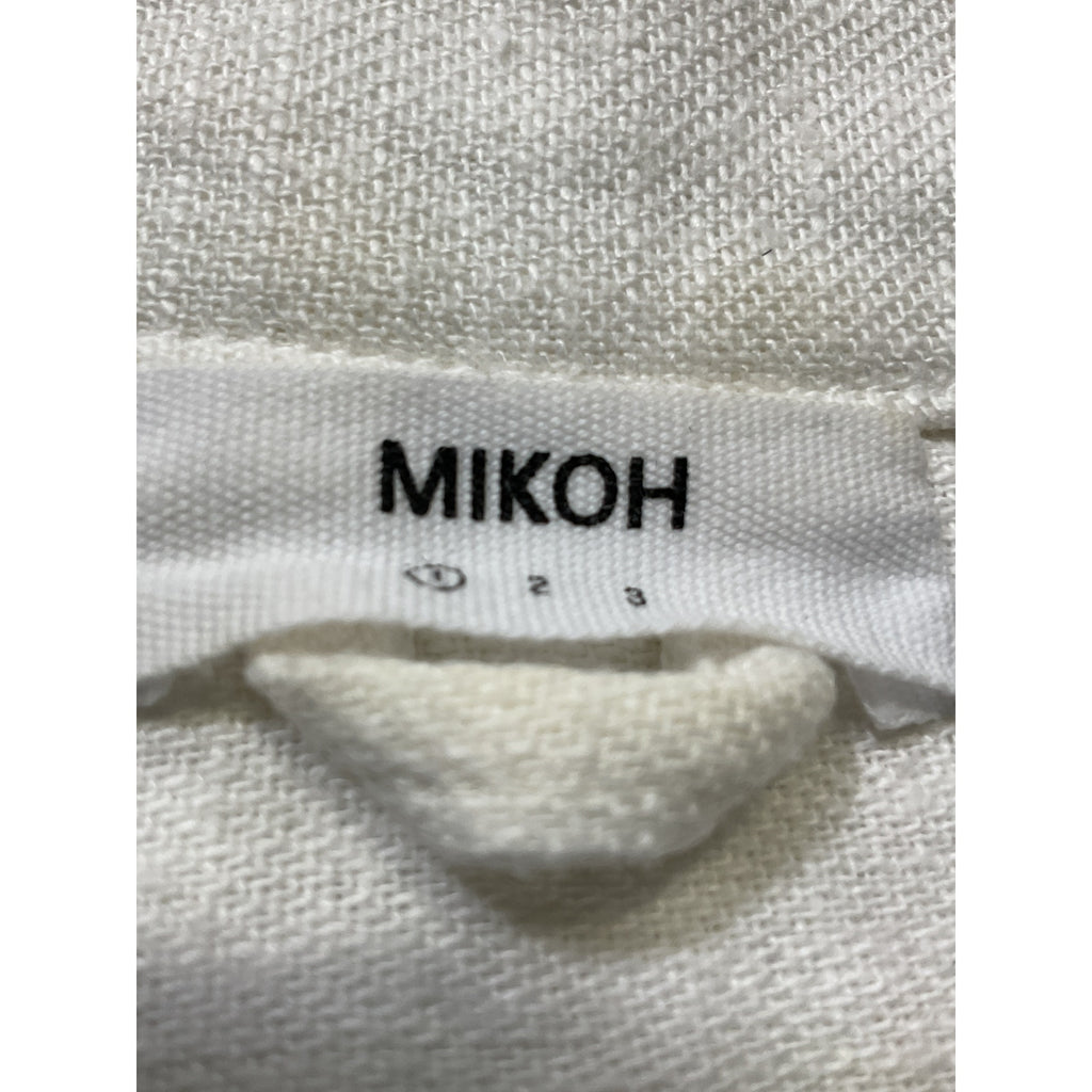 Mikoh 'Busan' White Linen Button Up Blouse Size S